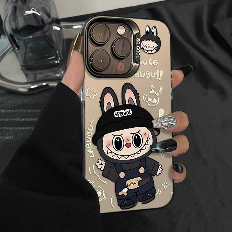 New Biyelabub Colorful Silver Case Suitable for Apple 17/16/14Pro Phone Case 15Promax13/12/1
