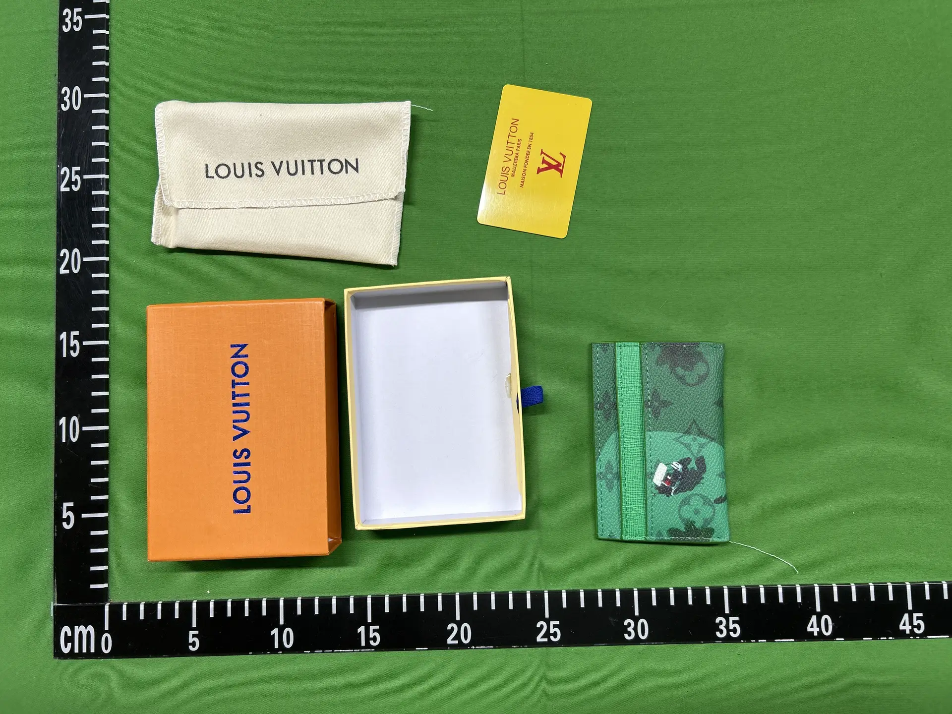 Louis Vuitton Card Holder Green
