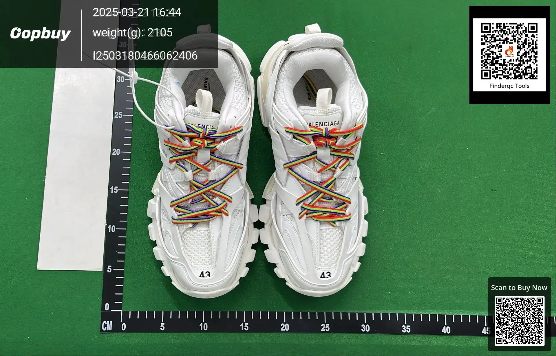 Balenciaga Track Rainbow Laces
