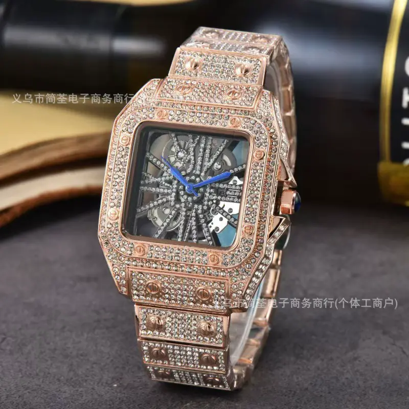2025 New Women's Watch Diamond Fashion Steel Strap Watch Women's Watch Quartz Watch Manufacturer Wholesale