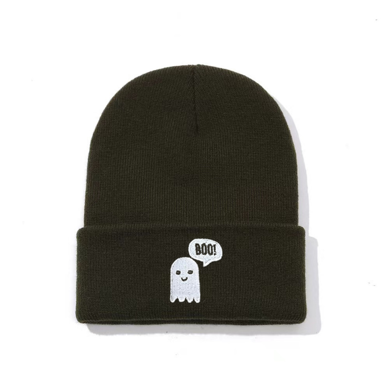 Europe and the United States around the hat wool knitted hat cold warm hat wholesale Japanese cute smiling face trend Joker