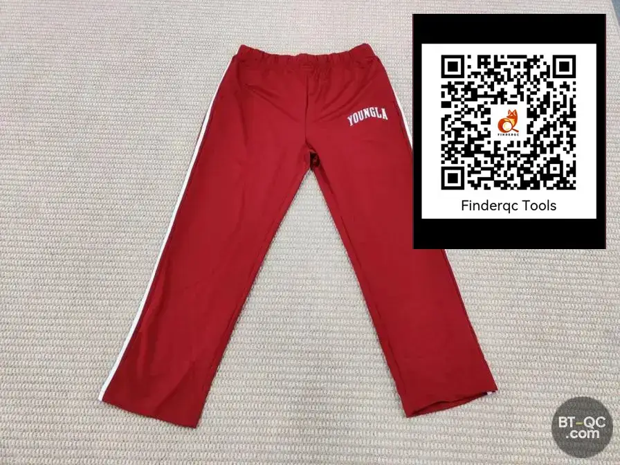 YOUNGLA Men's Sports Pants Double Patchwork Printed Casual Pants Gym Sports Fitness Mid-Waist Straight Pants