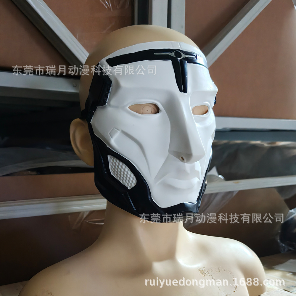 2026 Prison Warden Mask Freddy's Mask Man in the Mirror Zombie Witch Mask Half Face Megan Mask Adult Latex