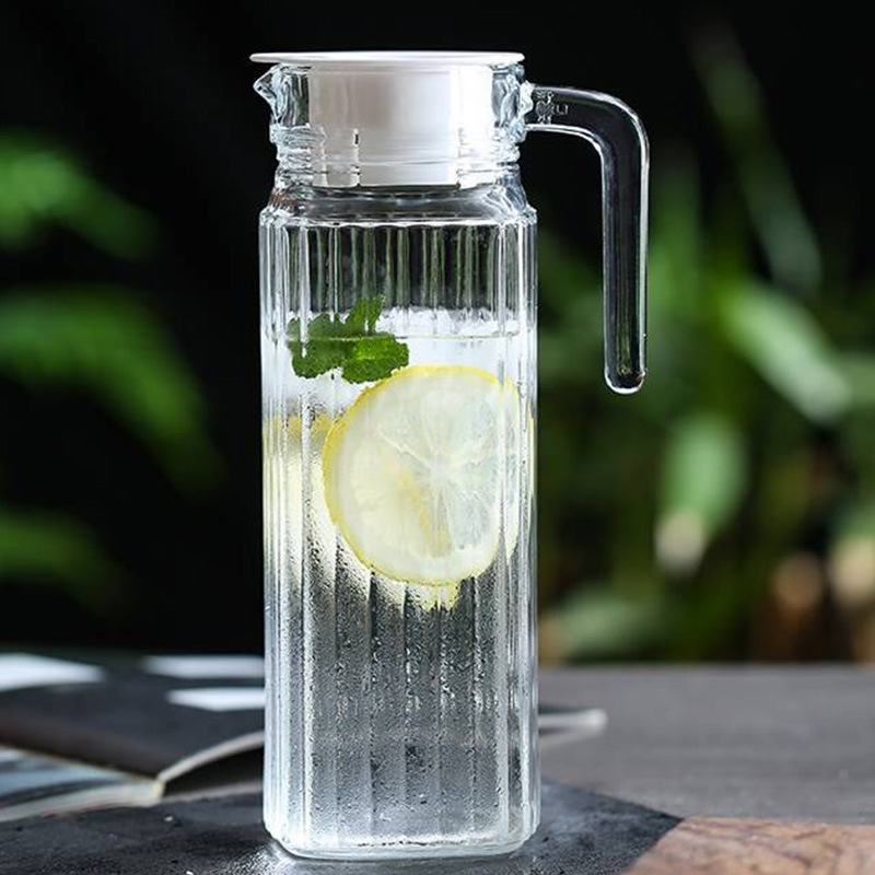 Cold water bottle glass cold water bottle summer large capacity teapot household drying boiled water Cup duckbill pot beverage pot