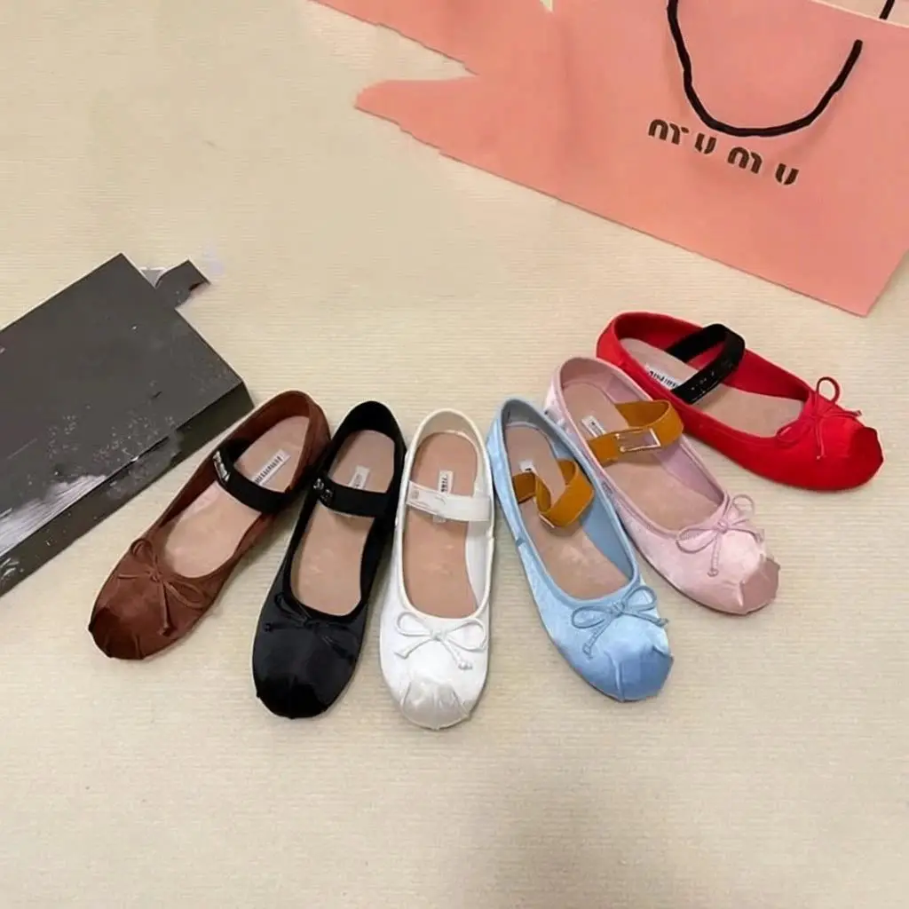 mm法式绸缎芭蕾舞鞋蝴蝶结(whatsapp+853 62529181)