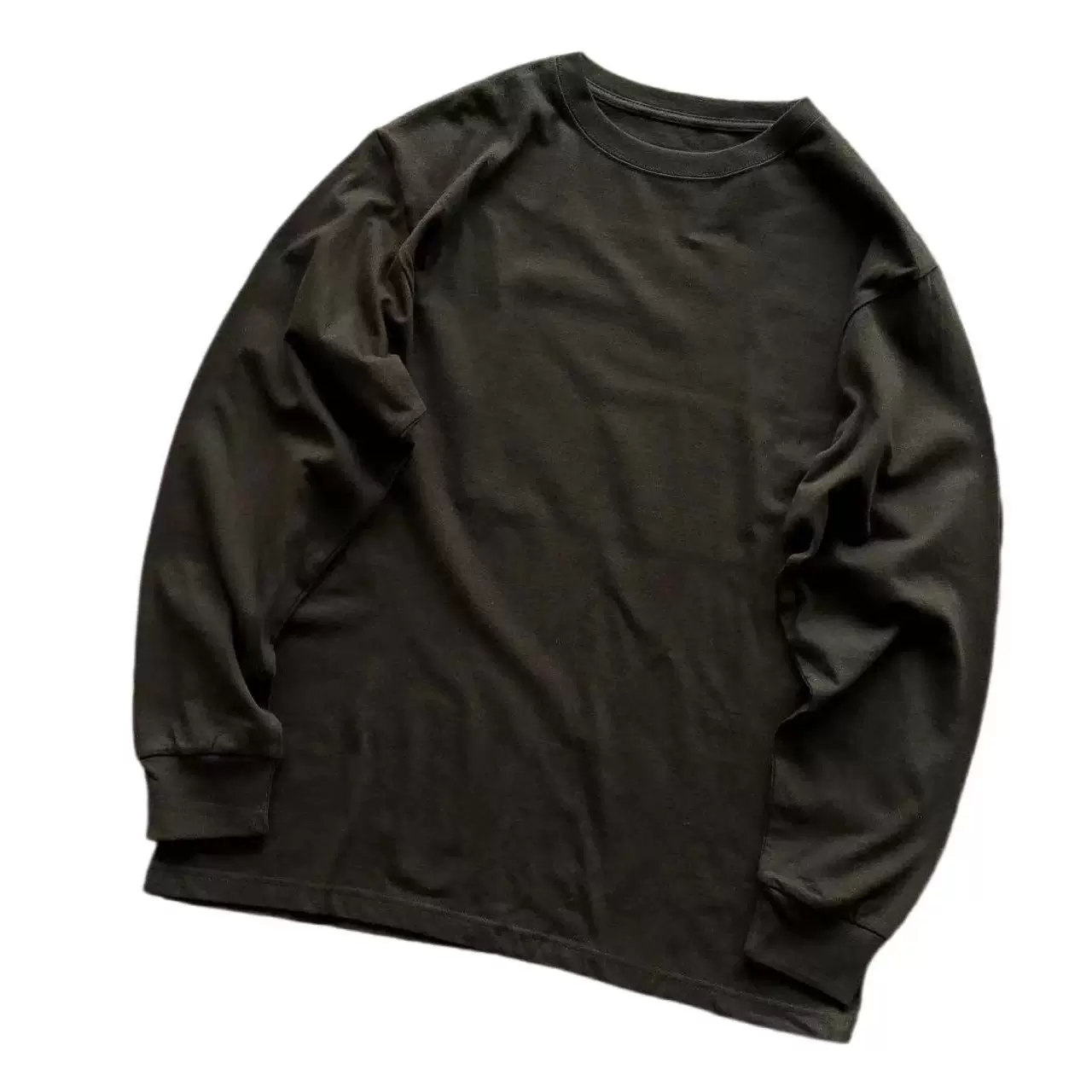 Front Sanskrit two sleeves folded cross four-color small V-neck mesh long sleeve 33120702