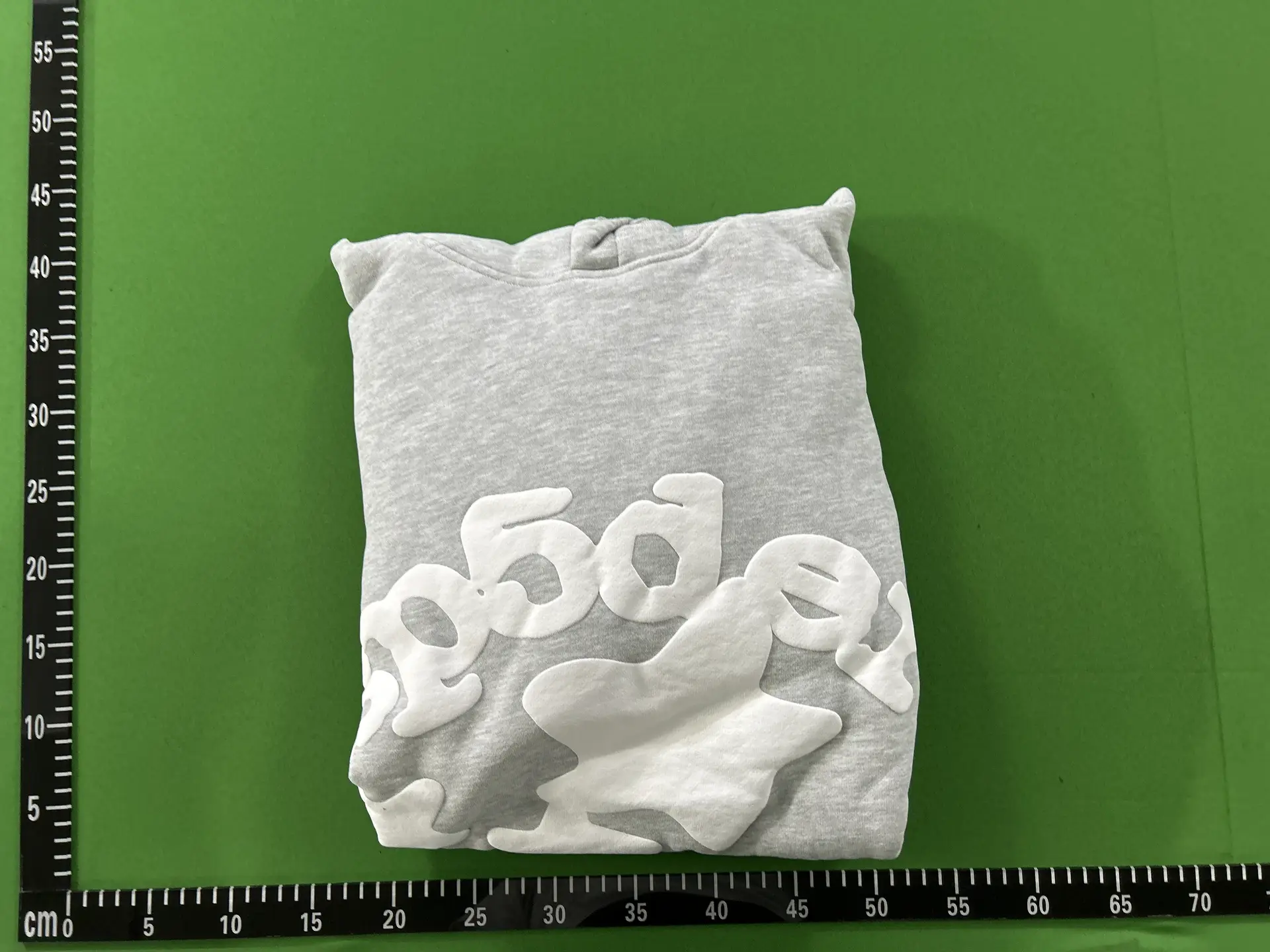 23SS Loose European Code Hip Hop Singer Same-style Bubble Hair Letter 5555 Printed Men's and Women's Couples Sweater Hoodie Trendy