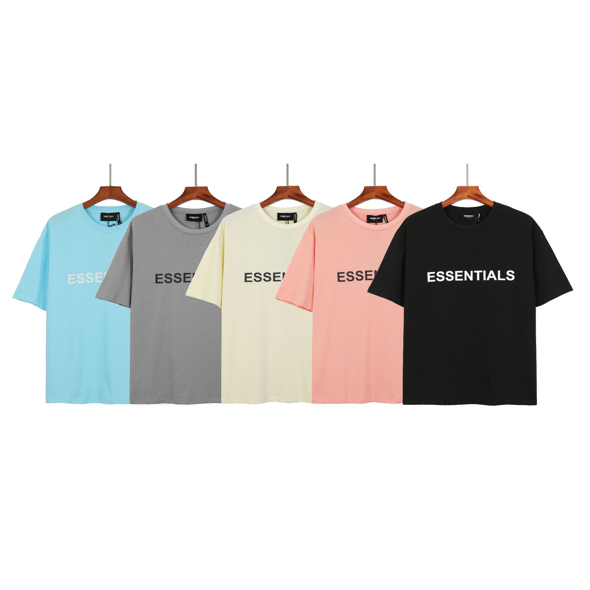 Fog Multi-Line Essentials Avatar Printed Short-Sleeved T-Shirt for Men and Women Couple Bottoming Shirt T-Shirt