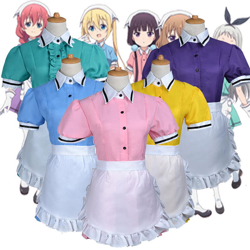 [Ready Stock] Training Cafe Tsundere Shenzaki Rizhao Cos Costume Maid Costume Catering Work Cosplay Costume