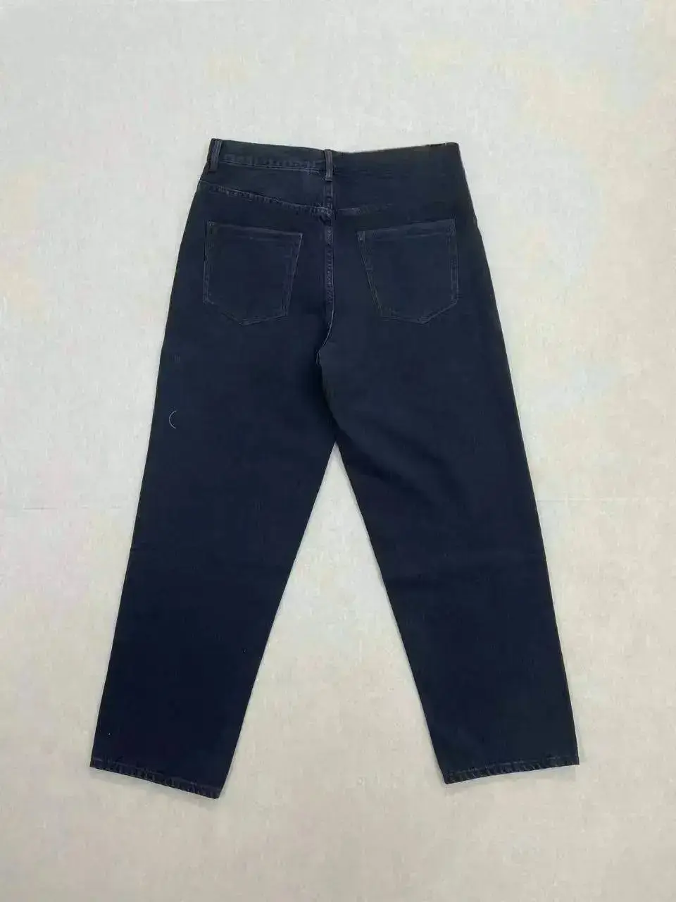 Black denim jeans