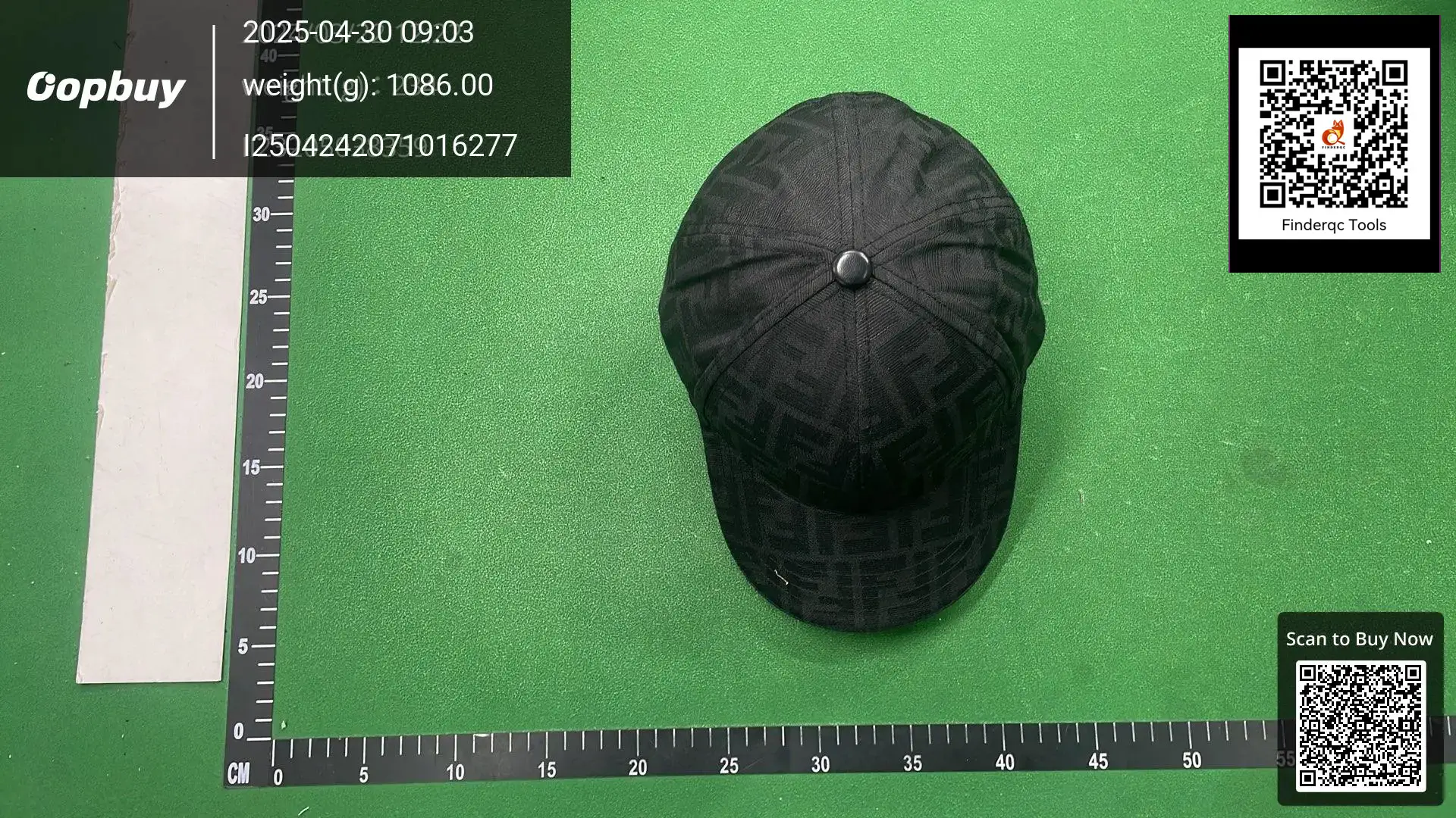 Fendi Baseball Cap Black