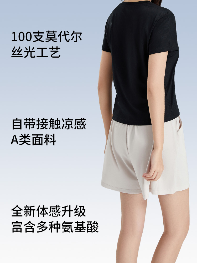 Modal A-Class Women's Thin Lounge Pants Summer Shorts Loose Versatile Home Pants