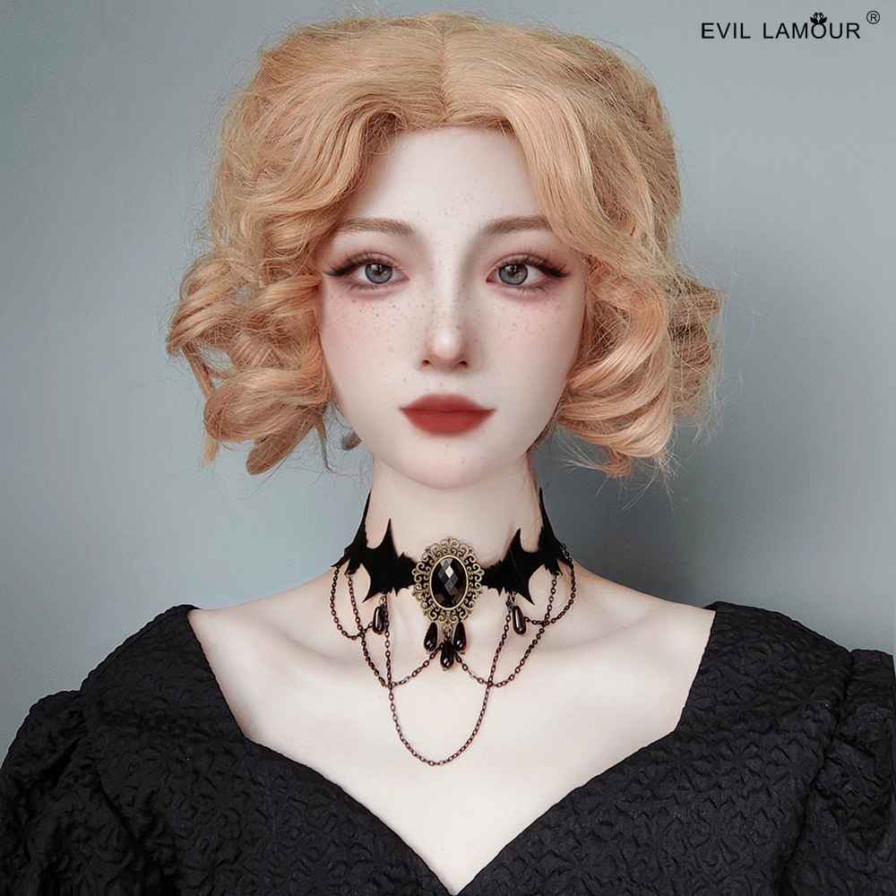 Halloween Dress Accessories Collar choker Neck Chain Ghost Neck Chain Neck Strap LOLITA Accessories JL-132-1