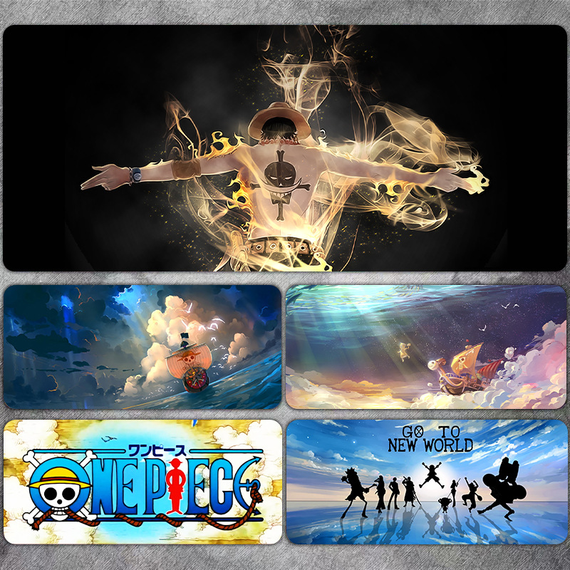 Internet Cafe Desk Mat One Piece Empress Zoro Anime Keyboard Mat Two-Dimensional Thickened Office Mouse Pad Co-Branded QC photo from 1688 on Qualit.ly