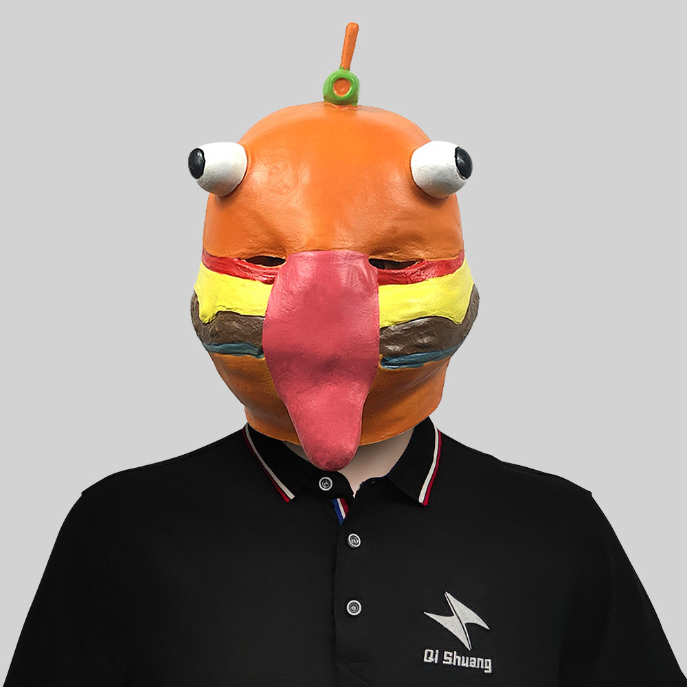 Hamburg Cartoon Funny Anime Headgear Masquerade Cross-Border Live Mask Halloween Day Party Performance Props