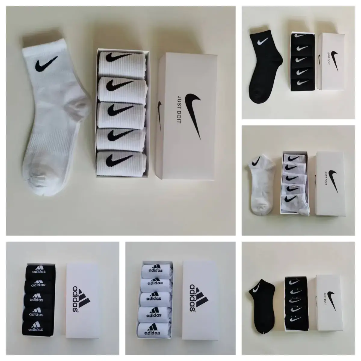 Nike and Adidas Socks Collection