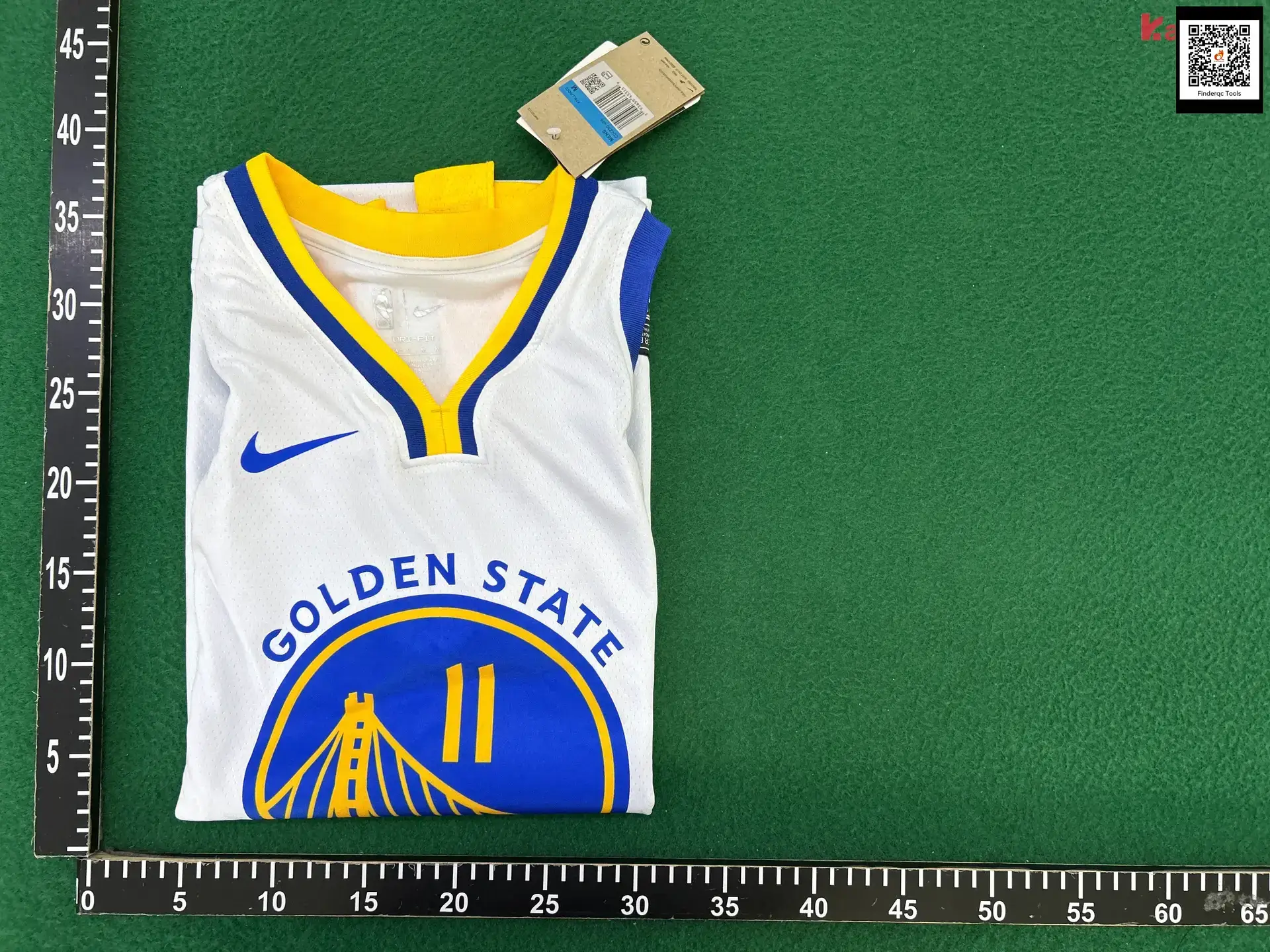 Season 23 Warriors V-Neck White No. 30 Curry No. 11 Thompson No. 35 Durant Davis NBA Jersey