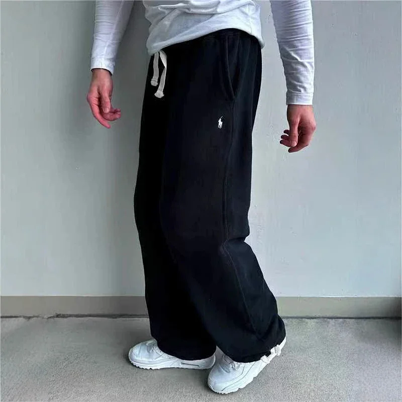 Loose solid color sweatpants