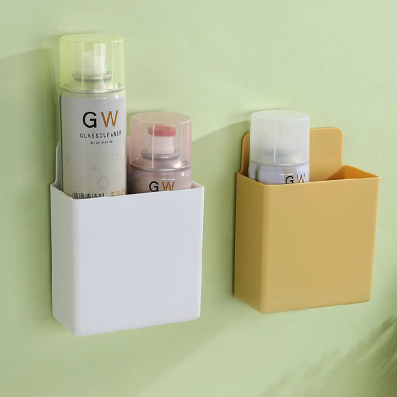 Multifunctional Wall-mounted Storage Box Punch-free Bathroom Cosmetic Spray Rack Kitchen Supplies Storage Box