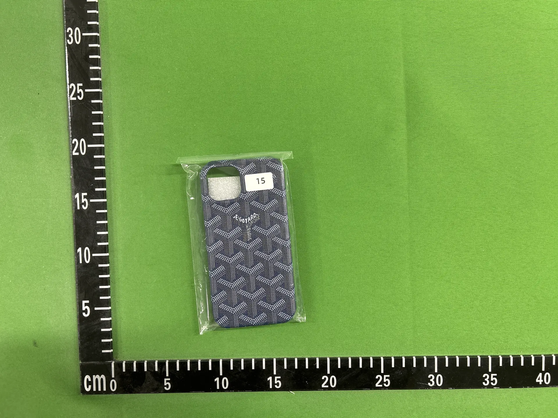 Goyard iPhone 13 Pro Case Navy