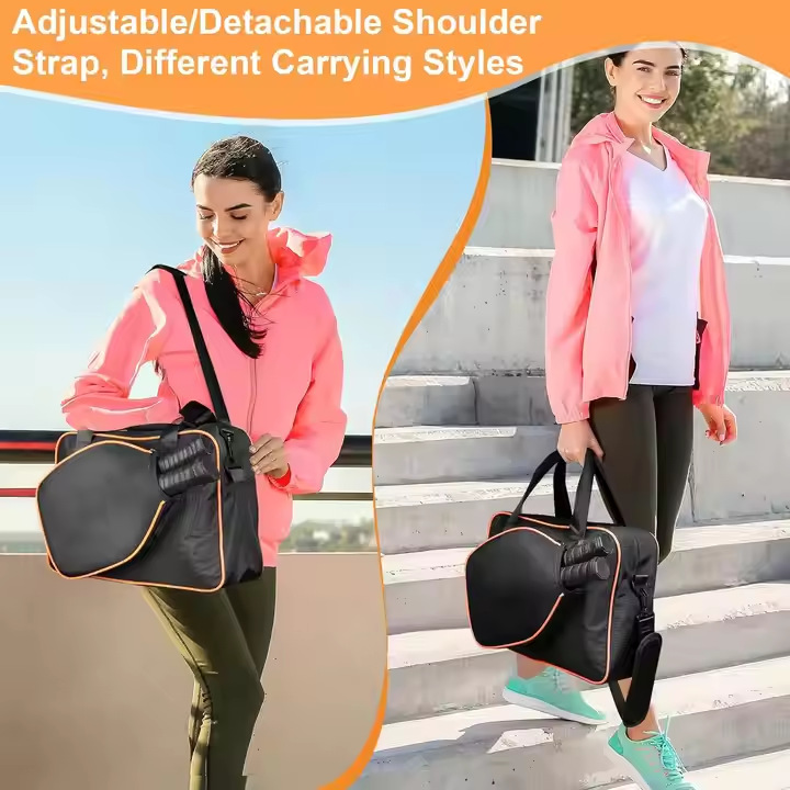 Cross-Border New Satchel Shoulder Crossbody Bag for Men and Women, Outdoor Sports Multi-Compartment Large-Capacity Pickleball Bag