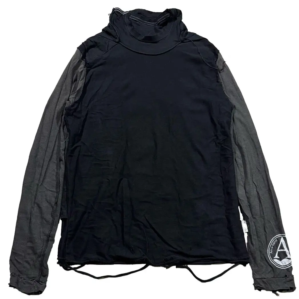 Undercover 05Ss but Beautiful Distressed Fringed Sweatshirt