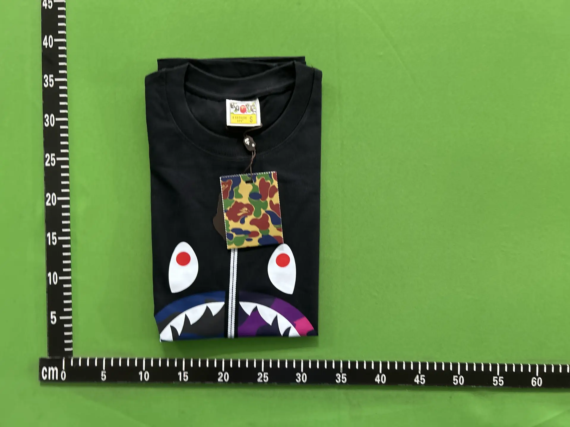 A Bathing Ape Shark Print T-Shirt