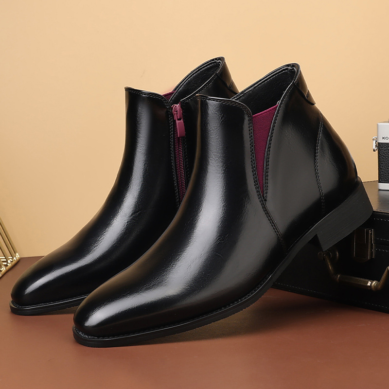 7758-12 Chelsea boots England casual men's short boots foreign trade plus size men's boots wholesale