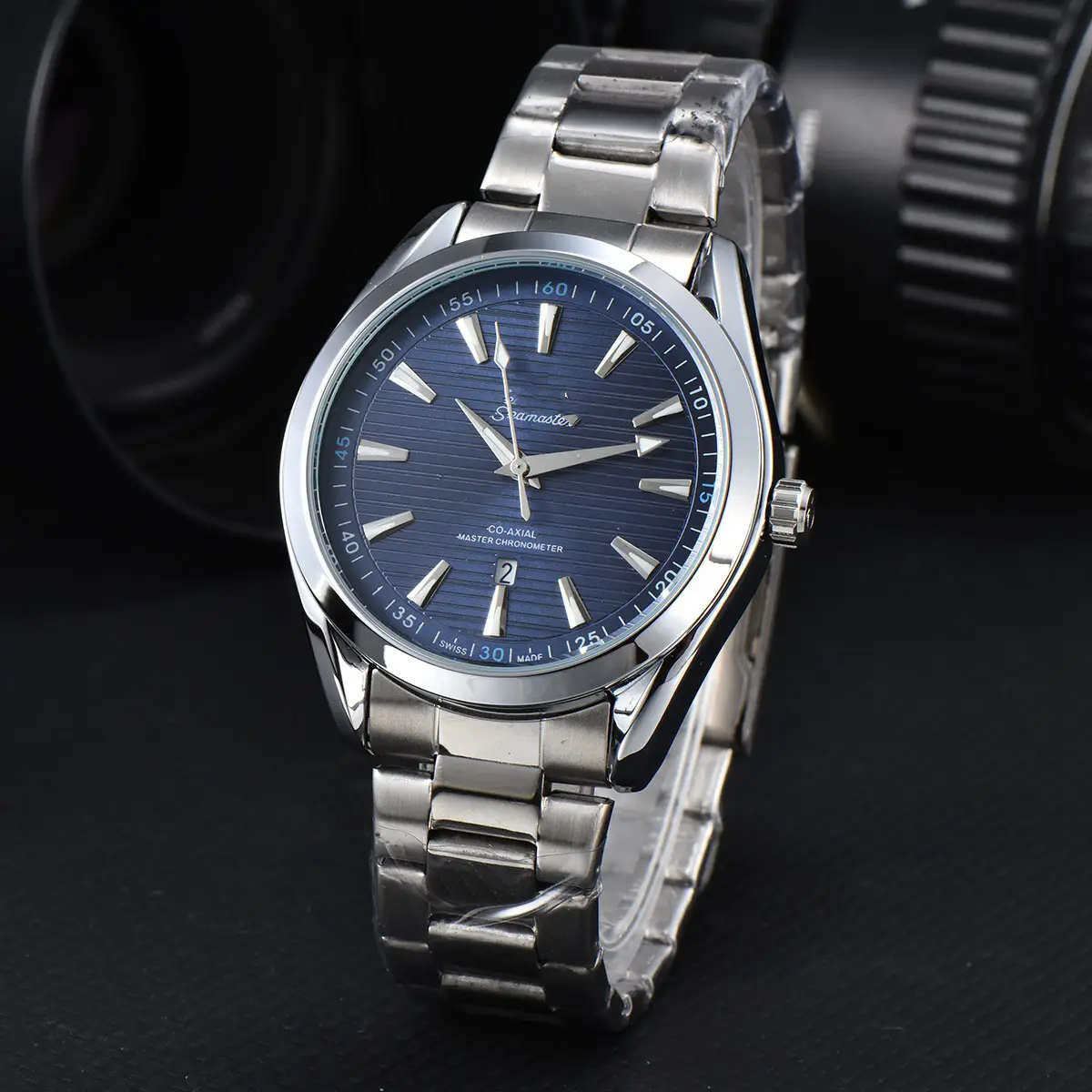 European style high quality men's watches European style foreign trade hot sale models three hands steel band quartz European watch manufacturers