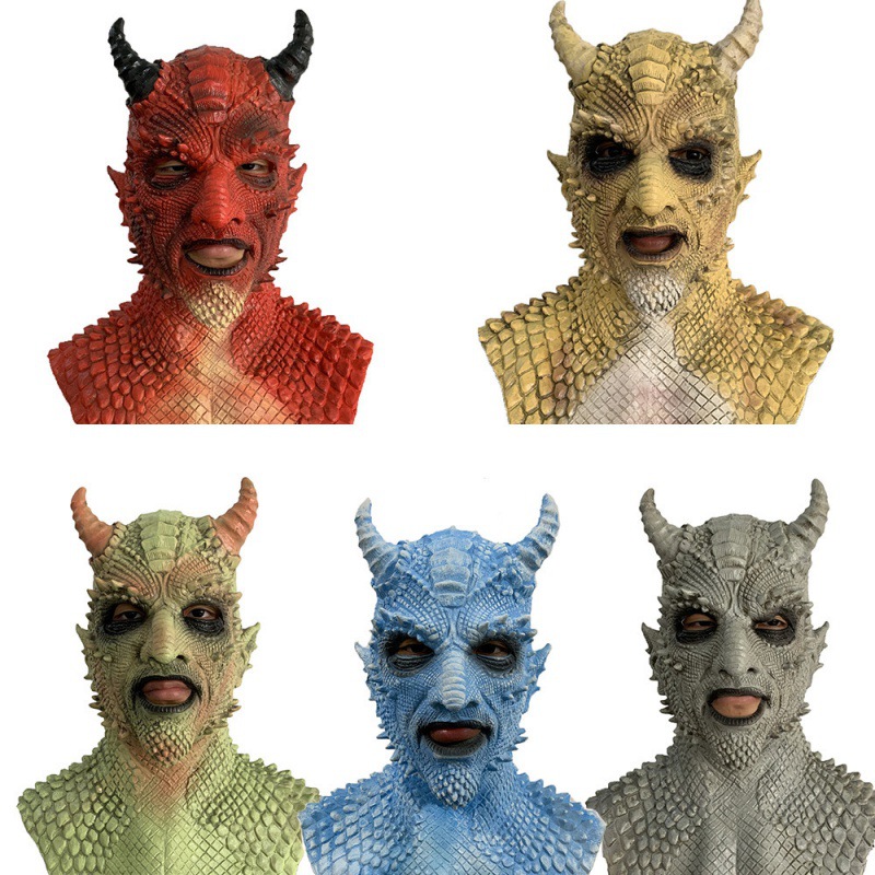 Scary Game Diablo Mask King of Lies Mask Berry El Belial Mask Latex