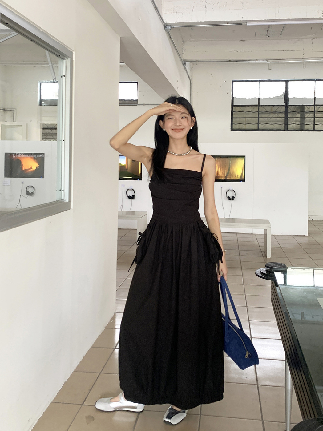 Love and Nancy Guangzhou Thirteen Lines Summer French Strap High-Quality Suspender Dress for Women 41186