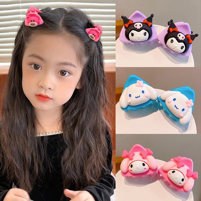 Rain elf children's jewelry kulomi cartoon cat ear small grip clip cute bangs clip girls hair accessories suit wholesale