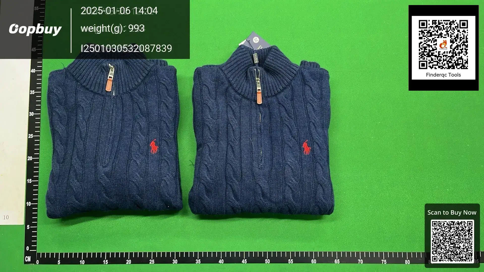 Pony Men's Sweater Autumn and Winter Paul Thickened Stand Collar Half-high Zipper Twisted Twist Sweater Business POLO