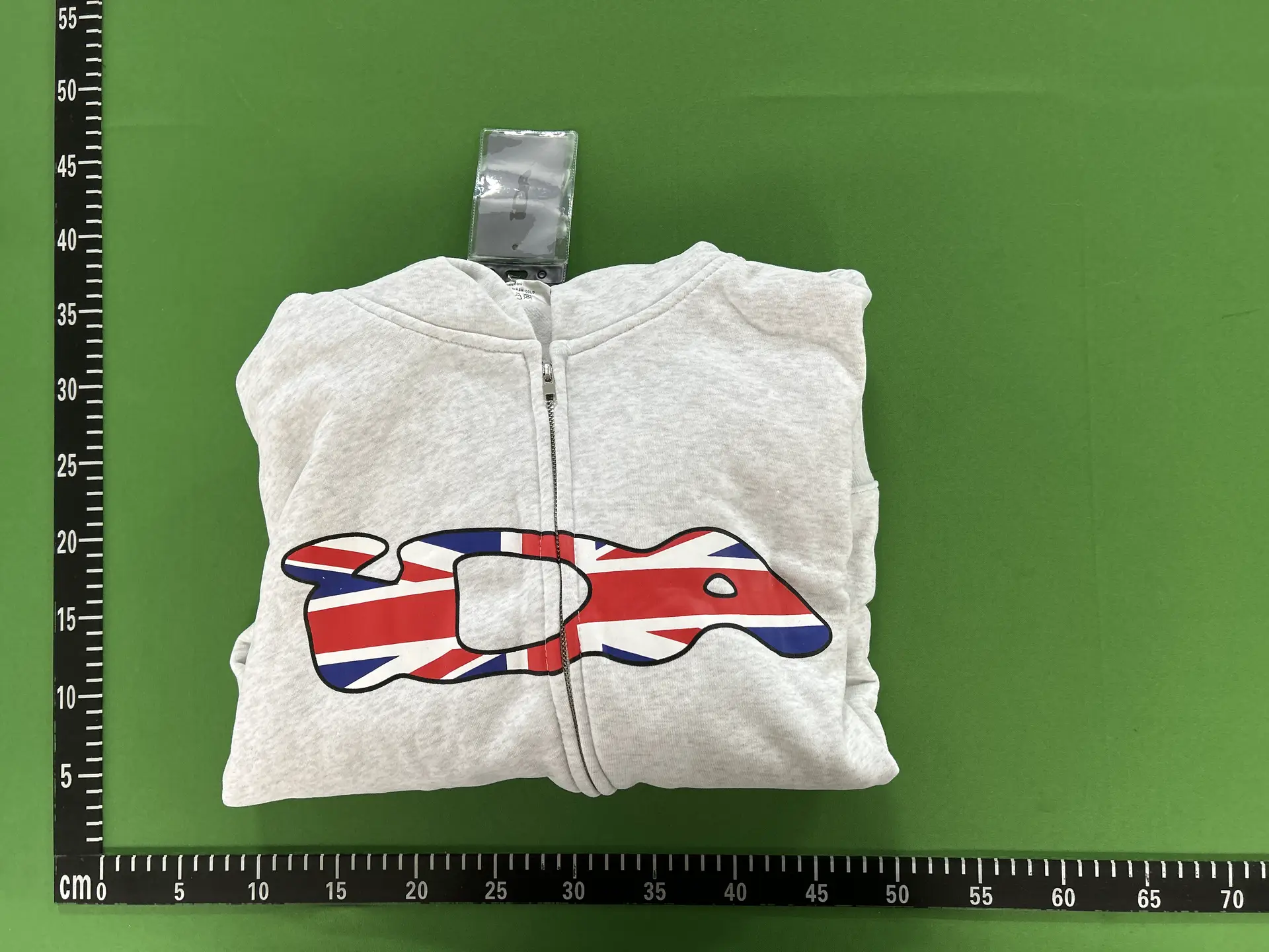 Ida. sply Cross-border European and American Style Patch Street Hip Hop Cardigan Zipper Loose Cotton Hooded Sweater Jacket Tide