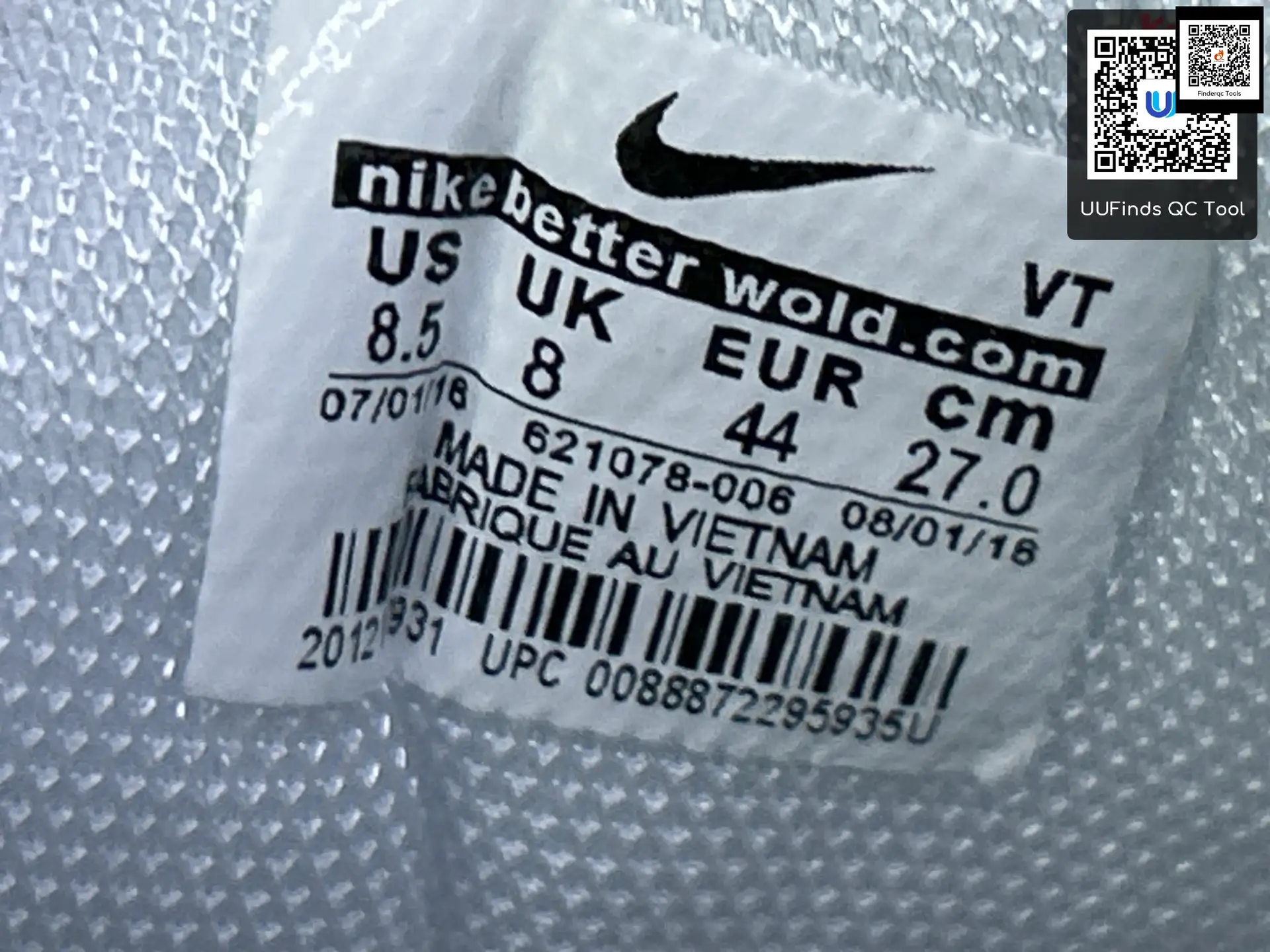 Nike M2K Tekno White Silver
