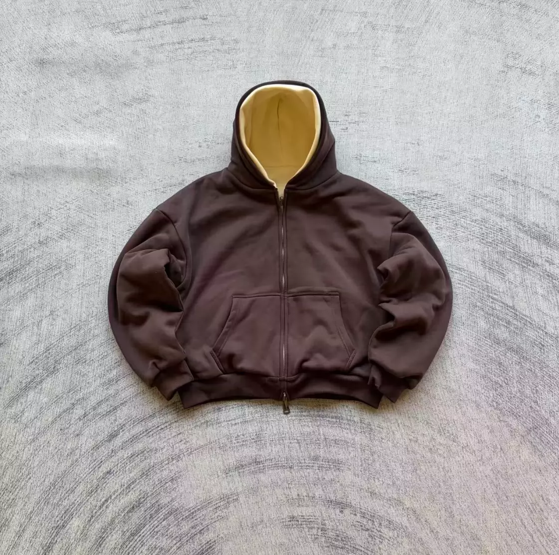 Coffee double-sided hoodie