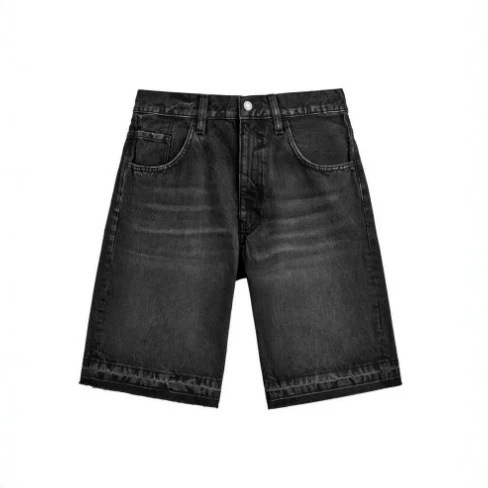Za's 2026 Summer New Men's Loose Washed Cotton Shorts Men's Denim Casual Shorts 3409450 QC-foto från 1688 på Qualit.ly