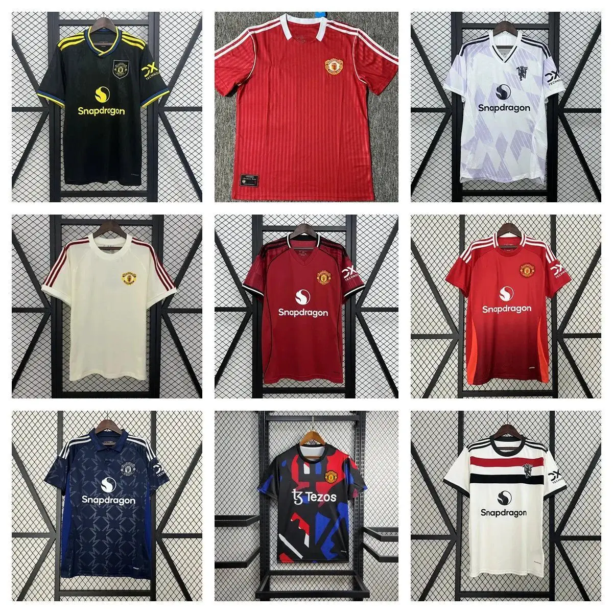 2*5*2*6*New*Model*Thai*Edition*Red*Devil*Man United*Football*Jersey*Ball*Fan*Summer*Season*Short*Sleeve*Jerseys*Quick*Dry*Men's*Sports*T...