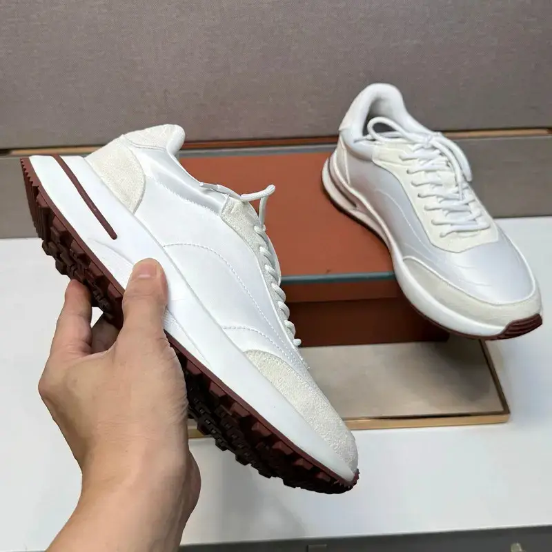 In-Stock Cross-Border Luxury Brand Shoes Color-Blocking Versatile Casual Leather Training Shoes Sneakers Women's Casual Shoes