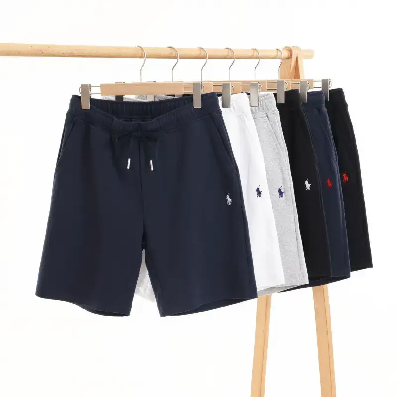 Dropshipping Men's Solid Color Casual Versatile Polo Pure Cotton Golf Sports Beach Cargo Shorts