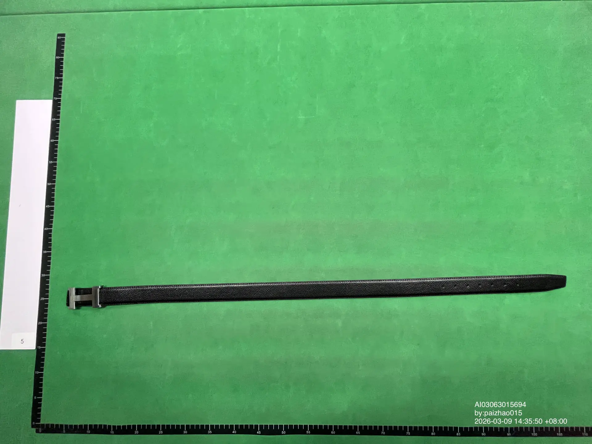 Hermes H Belt Black