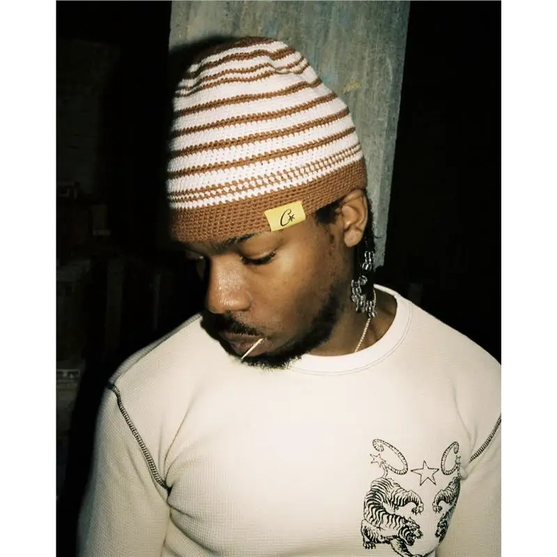 Corteiz Cold Hat Knitting Hat Heattech Fashion Alcatraz hip hop Rap Street Trendy Casual Fashion