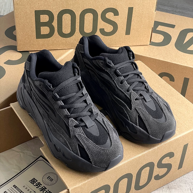 Ku Coconut Shoes 700 Men's Shoes Black Warrior 2025 New Summer Putian Sports Dad Shoes Thick soled Casual Shoes