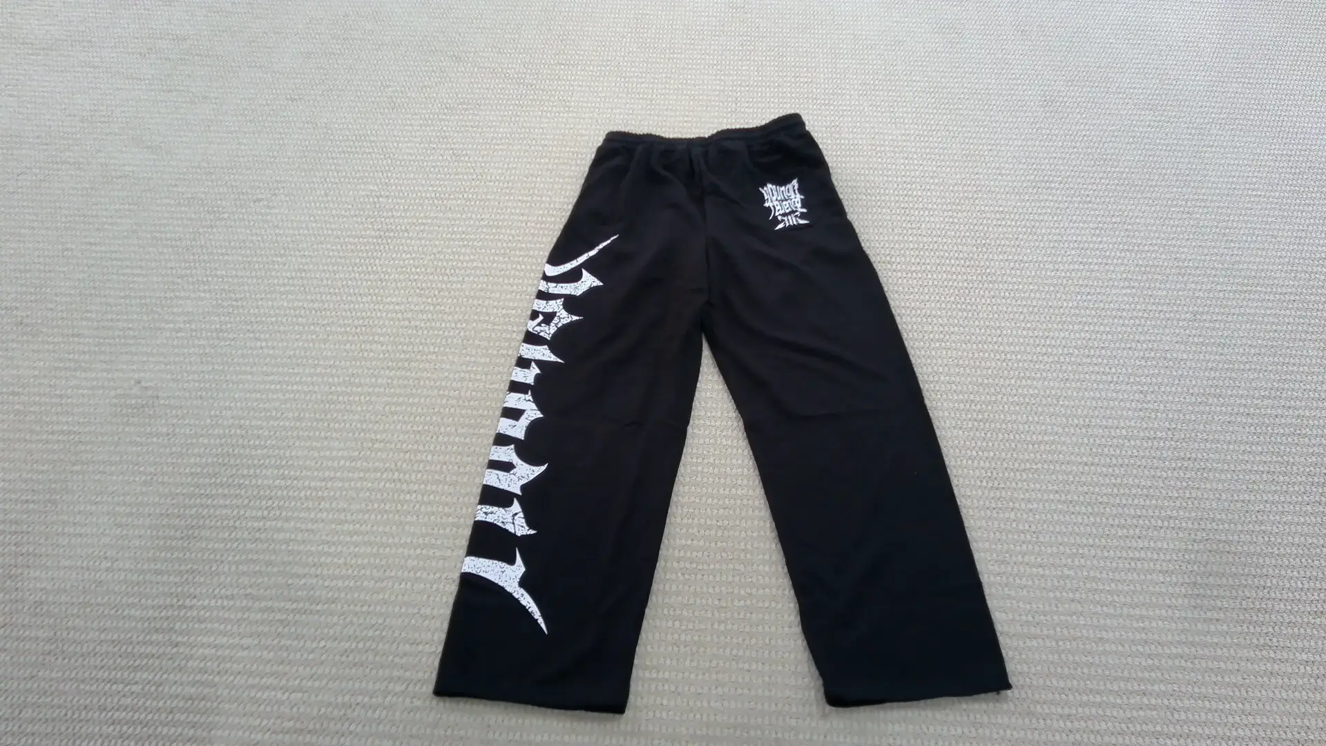 YOONGLA sports pants American trendy brand men's fitness muscle massage iron dog brothers training loose straight leg wide leg