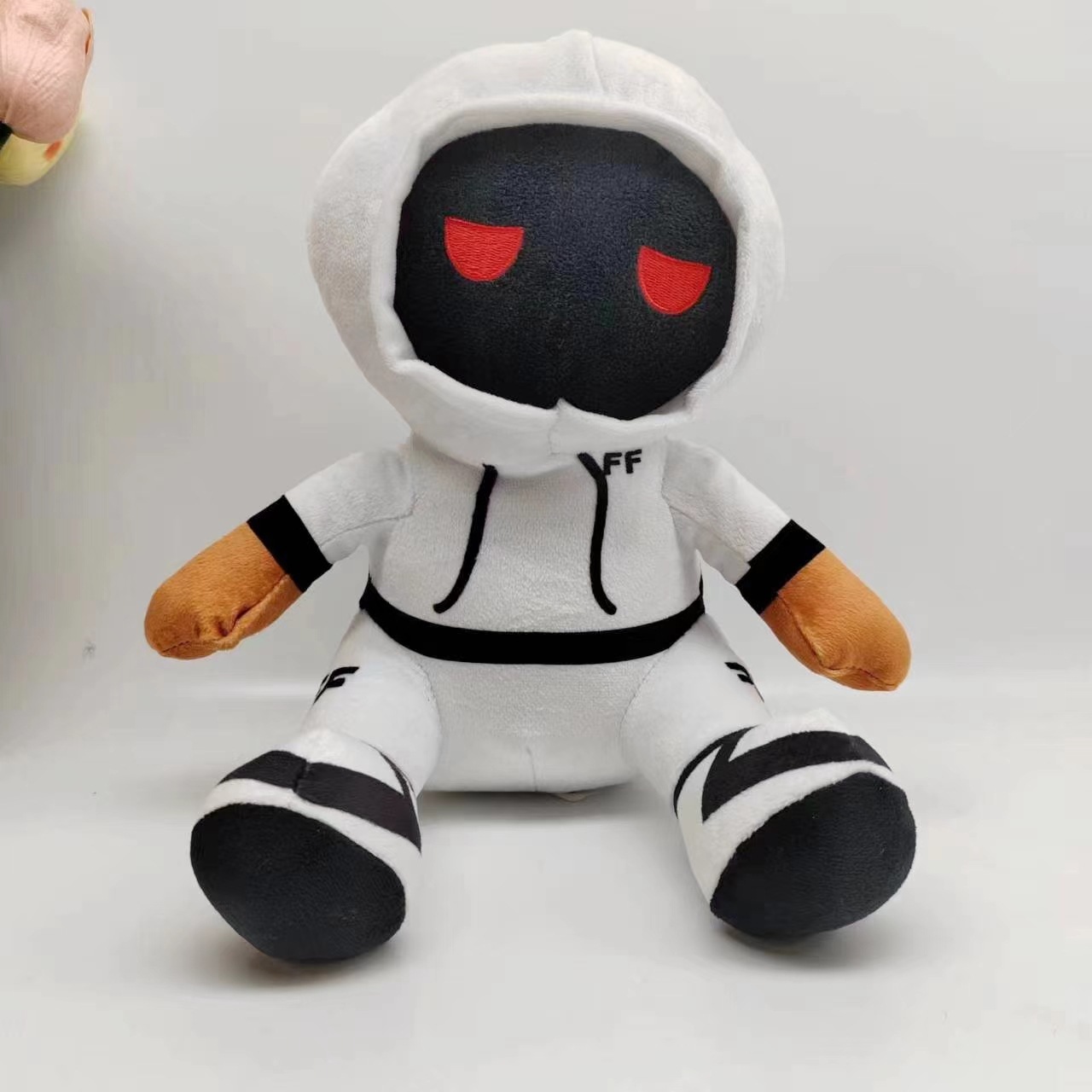 Cross-border New Foltyn Family Plush White Sweat Doll roblox Game Peripheral Plush Toy