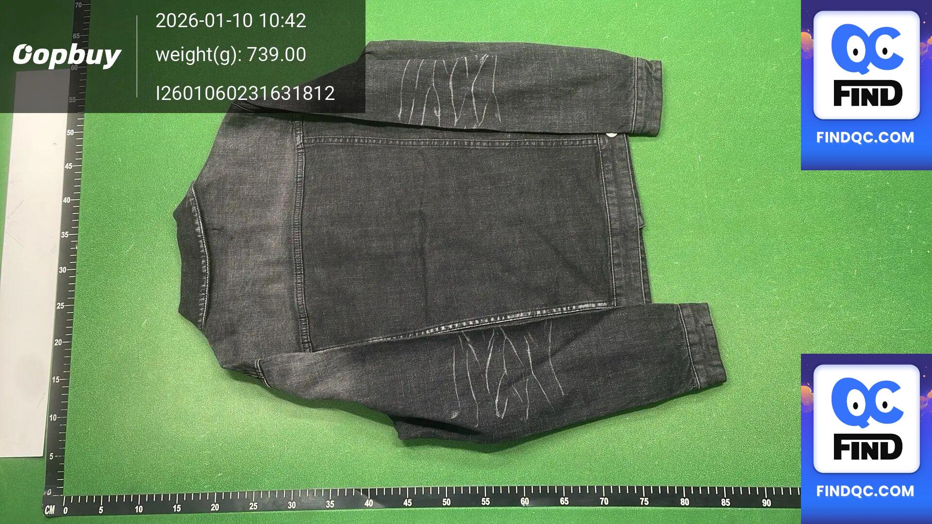 2024 autumn and winter fashion washed tight male god personality nightclub fashion rainbow D2 Denim coat men QC