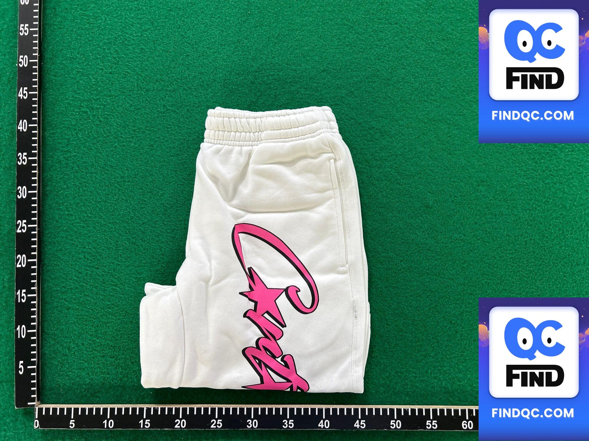 Corteiz Alcatraz New Pink Letter Printed fleece-lined Crewneck Sweat Men's and Women's Sports Casual suit Ins — QC-foto 2