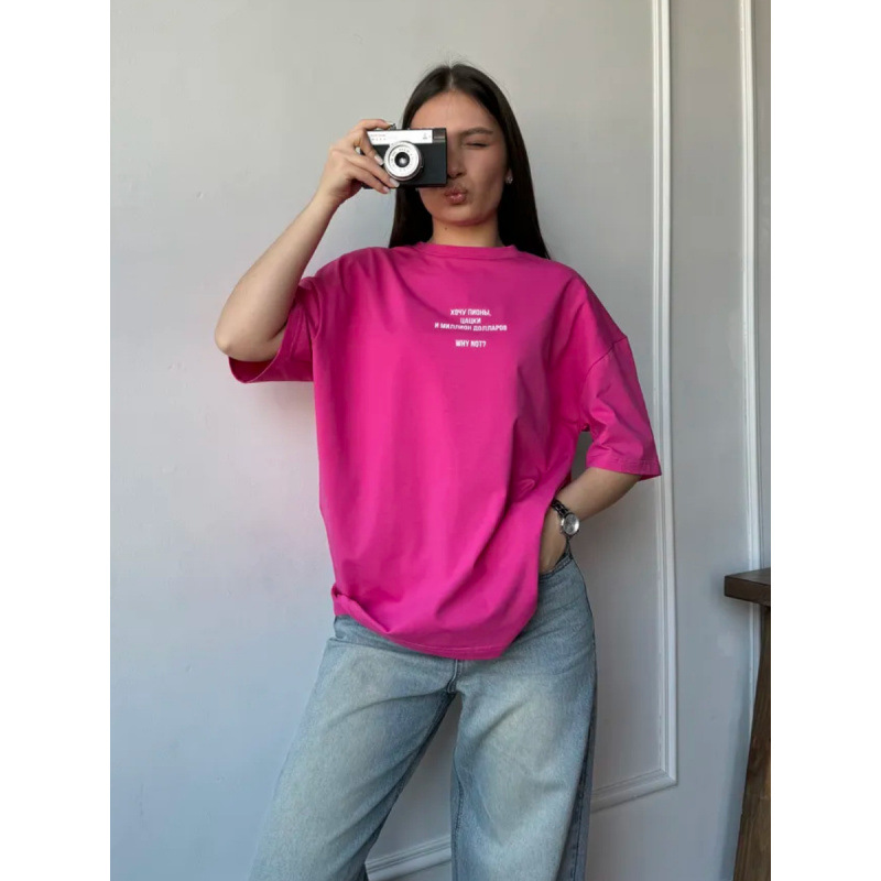 Street Casual Chinese Style Letter Print Hip-Hop Fashion 100% Pure Cotton Short-Sleeve T-Shirt Commuter Lazy Style Top