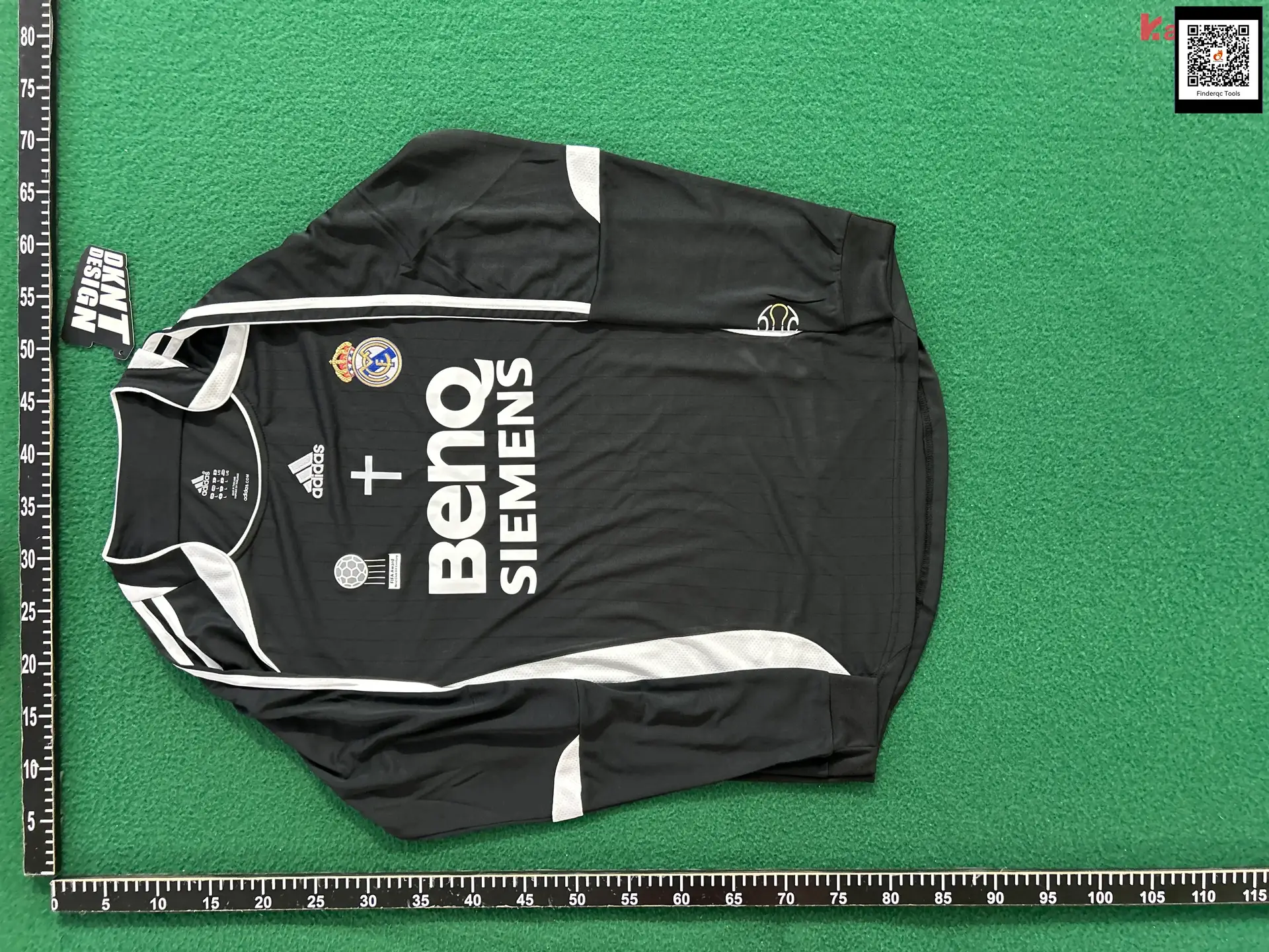 Real Madrid Football Uniform Remake Kanye Kanye Portrait Long sleeves Men and Women Donda Vultures