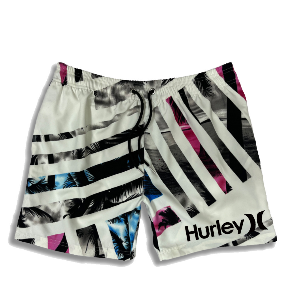 Hurley Elastic Elastic Quick-Drying Men's Beach Pants Casual Loose Vacation Southeast Asia Cross-Border Large Size Pants